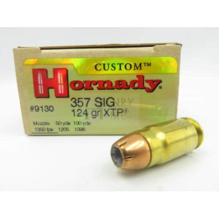 HORNADY 357 SIG 124GR XTP X20