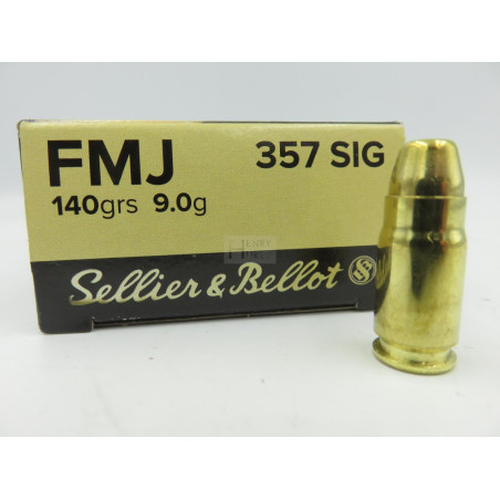 SELLIER BELLOT 357SIG 140GR FMJ X50