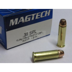 MAGTECH 38 SPECIAL FMJ FLAT 158GR X50