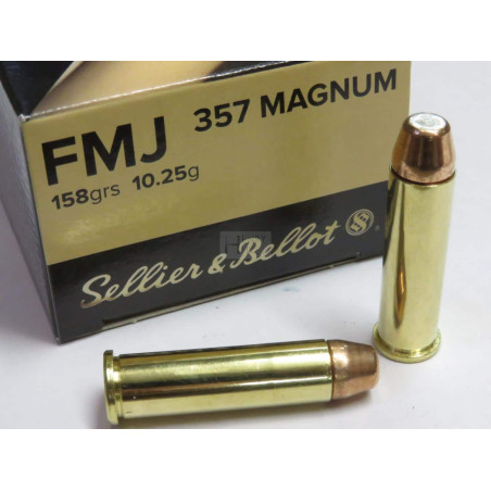 SELLIER BELLOT 357 MAG 158GR FMJ X50