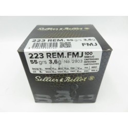 SELLIER BELLOT 223REM 55GR FMJ X100