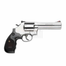 SMITH ET WESSON 686 PLUS 357MAG 7CPS  5 POUCES CROSSE BOIS