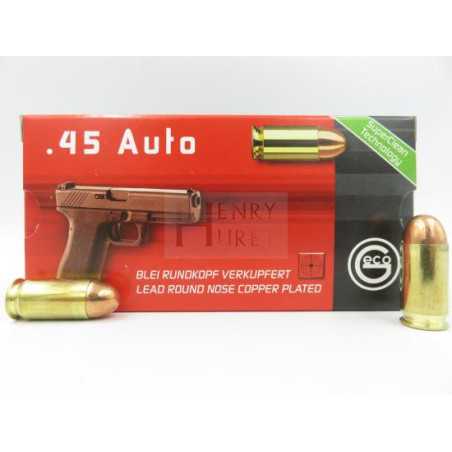 GECO 45ACP PLOMB CUIVRE X50