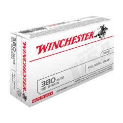 WINCHESTER 380 AUTO 95GR FMJ X50