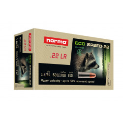 NORMA 22LR ECO SPEED 25GR HP SANS PLOMB X50