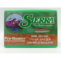 SIERRA 8MM 323175GR SPITZER 2410 X100