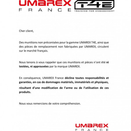 UMAREX BARILLET T4E HDR CAL 50