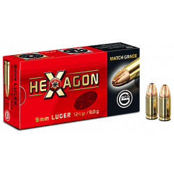 GECO 9X19 HEXAGON 124GR X50