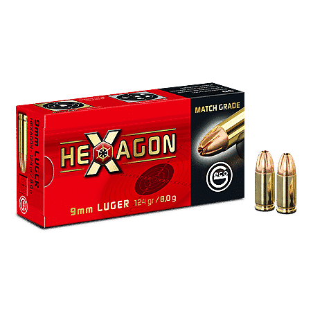 GECO 9X19 HEXAGON 124GR X50