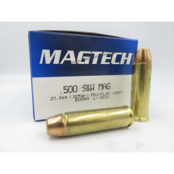 20 CART 500 SW 325GR FMJ-FLAT