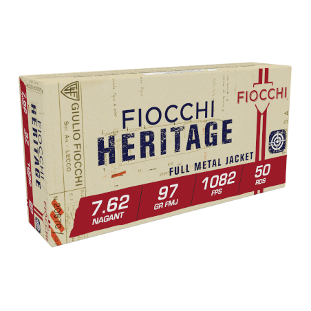 FIOCCHI 762 NAGANT FMJ 98GR X50