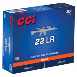 CCI AR TACTICAL 22LR 40 GRAIN X300