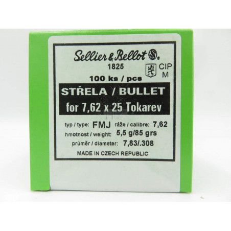 BALLE SELLIER BELLOT 762 85 GR