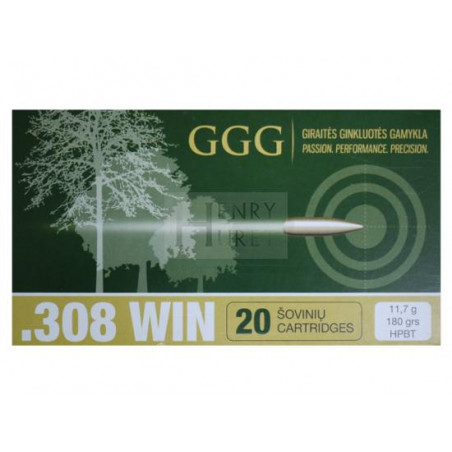 GGG 308WIN MATCH SIERRA 180 GRS HPBT X20