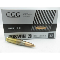 GGG 308WIN MATCH NOSLER 168 grs HPBT X20