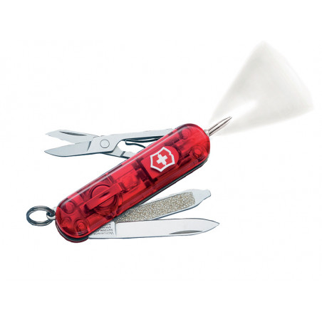 VICTORINOX SIGNATURE RED TRANS