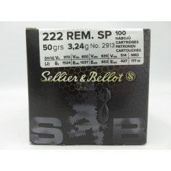 SELLIER BELLOT 222REM SP 50GR VRAC X100