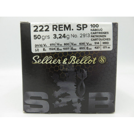 SELLIER BELLOT 222REM SP 50GR VRAC X100