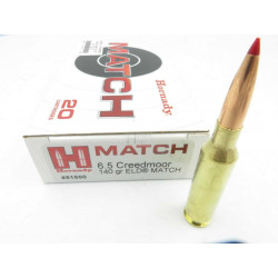 HORNADY 65 CREEDMOOR 140GR ELD MATCH X20