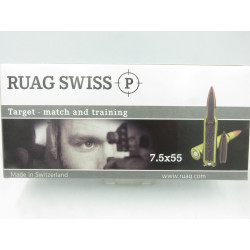 RUAG 75X55 MATCH AND TRAINING 175GR X20