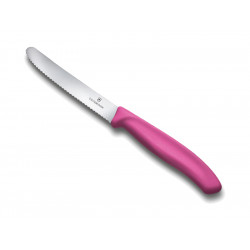 COUTEAU TOMATE VICTORINOX SWISSCLASSIC 11CM ROSE