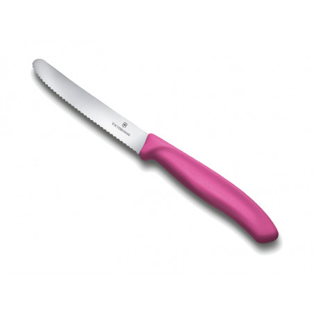 COUTEAU TOMATE VICTORINOX SWISSCLASSIC 11CM ROSE