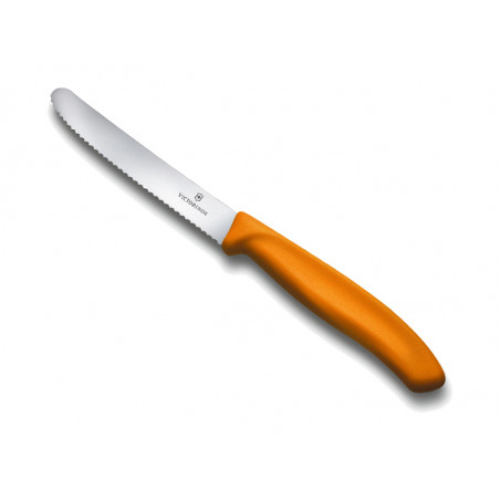 COUTEAU TOMATE VICTORINOX SWISSCLASSIC 11CM ORANGE