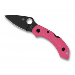 SPYDERCO DRAGONFLY 2 ROSE LAME NOIRE