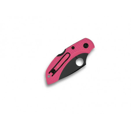 SPYDERCO DRAGONFLY 2 ROSE LAME NOIRE