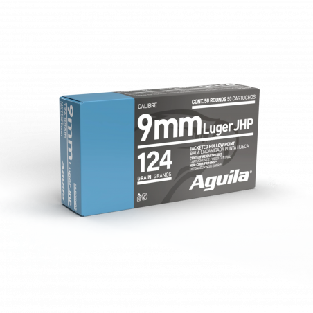 AGUILA 9X19 JHP 124GR X50