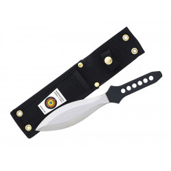 HERBERTZ LANCER NOIR 15CM INOX + ETUI