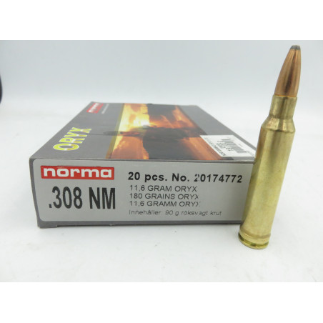 NORMA 308 NORMA MAGNUM ORYX 180GRS X20