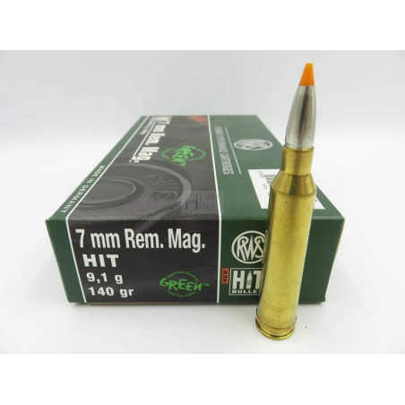 RWS 7MM REM MAG HIT 140GR