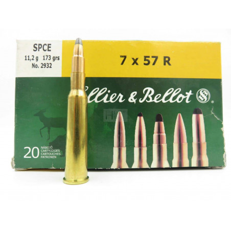 SELLIER BELLOT 7X57R SPCE 173GR X20