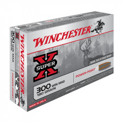 WINCHESTER 300WIN MAG POWER POINT 180GR X20