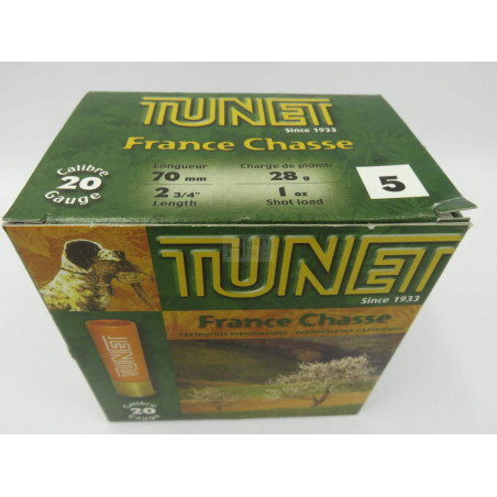 TUNET FRANCE CHASSE CAL 20 PB N5 X25