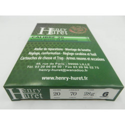 HENRY HURET CAL 20 BG 28G PL 6 X10