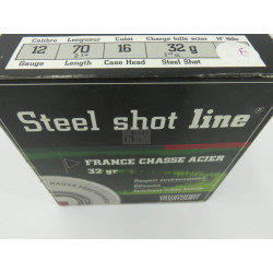 Cart TUNET cal 12 32g Pl 6 FRANCE CHASSE ACIER Boite de 25