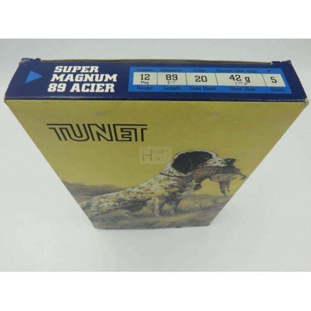 TUNET Cal 12-89 42g PB5 ACIER STEEL SHOT X10