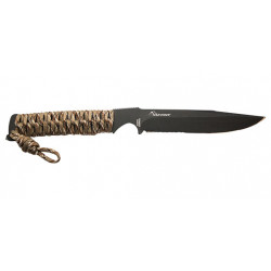 WILDSTEER KRAKEN LAME 118MM MANCHE PARACORDE DESERT CAMO ETUI