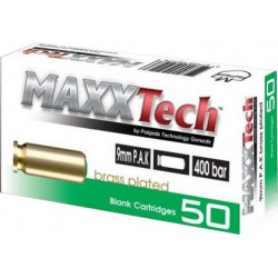 MAXXTECH 9MM A BLANC (X50)