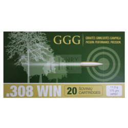 GGG 308WIN MATCH NOSLER 175 grs HPBT X20