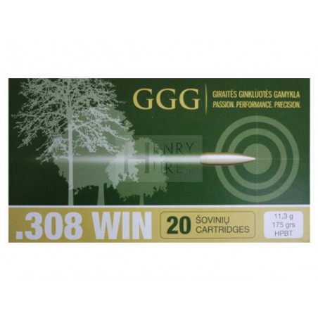 GGG 308WIN MATCH NOSLER 175 GRS HPBT X20