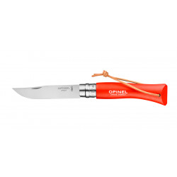 Opinel Baroudeur N07 ORANGE avec lien cuir