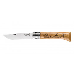 Opinel ANIMALIA CHENE 8 VRI LIEVRE