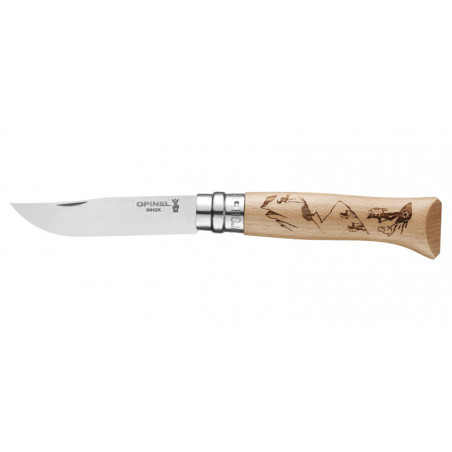 Opinel N08 GRAVE SPORT RANDO HETRE