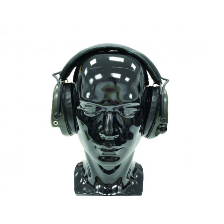 CASQUE ANTI-BRUIT SUPREME PRO-X VERT GEL SERRE TETE CUIR