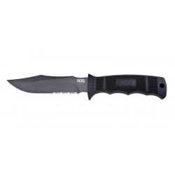 SOG SEAL PUP LAME 121MM MANCHE GRN ETUI NYLON