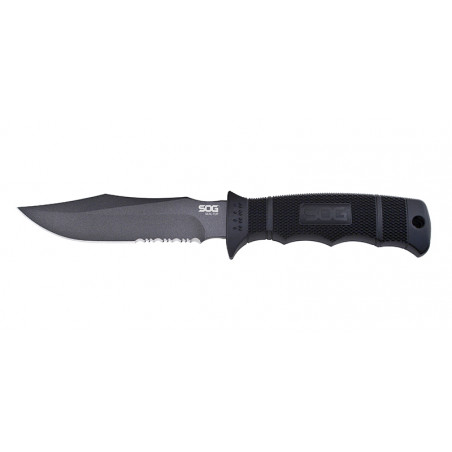 SOG SEAL PUP LAME 121MM MANCHE GRN ETUI NYLON