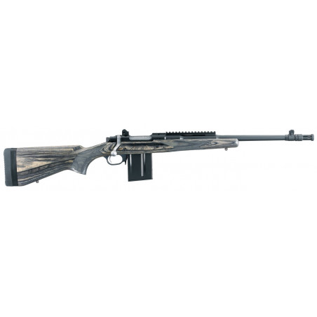 CARA RUGER KM77-GS 308W GUNSITE SCOUT CACHE FLAMME FIXE LAMELE NOIRE 48CM